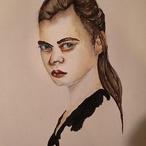 Mi Proyecto del curso: Retrato en acuarela a partir de una fotografía. Drawing, Photograph, and Watercolor Painting project by Josi de Lusarreta - 09.19.2020