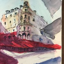 Mi Proyecto del curso: Dibujo arquitectónico con acuarela y tinta. Pintura em aquarela projeto de Ernesto Vallejo - 19.09.2020