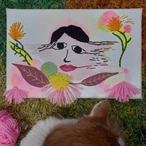 Mi Proyecto del curso: Técnicas básicas de bordado y acuarela. Embroider, and Watercolor Painting project by Jessica Tebes - 09.19.2020