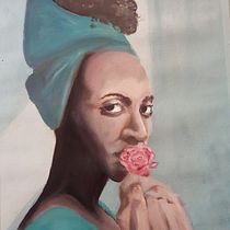 My project in Introduction to Oil Paint Illustration course.  project by Marine Karmann - 09.19.2020
