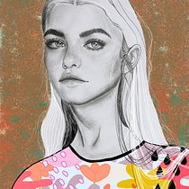 My project in Portrait with Pencil, Color Techniques and Photoshop course Ein Projekt aus dem Bereich Digitale Illustration, Traditionelle Illustration und Skizzenentwurf von nidhishetty2 - 19.09.2020