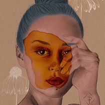 Mein Kursprojekt: Illustriertes Porträt mit Procreate. Ilustração digital projeto de Petra B. - 19.09.2020