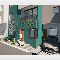 Mi Proyecto del curso: Representación gráfica de proyectos arquitectónicos. Un projet de 3D, Architecture, Dessin numérique , et Modélisation 3D de Maria Adriana Gonzales Cervantes - 20.09.2020