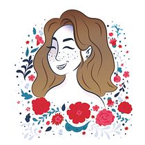 Mi Proyecto del curso: Retrato ilustrado con elementos botánicos. Un proyecto de Dibujo de Retrato de Laura Fernanda Alcocer Reyes - 20.09.2020
