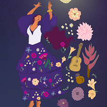 Mi Proyecto del curso: Ilustración flat con Photoshop. Digital Drawing project by Paula Fernandes - 09.18.2020