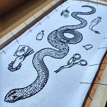 Mi Proyecto del curso: Introducción al bordado en blackwork. Un proyecto de Bordado de ha.ortiz10 - 20.09.2020