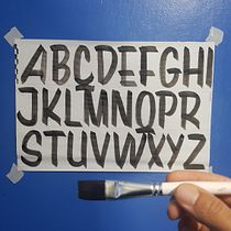 Meu projeto do curso: Introdução à pintura de letreiros. Un projet de T , et pographie de wcarmelo - 08.05.2020