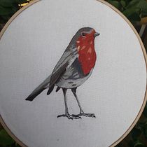 Mi Proyecto del curso: Pintar con hilo: técnicas de ilustración textil. Embroider, and Traditional illustration project by Ana Vazquez - 09.20.2020