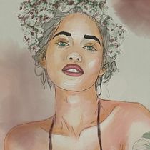Mi Proyecto del curso: Retrato ilustrado con Procreate. Desenho digital projeto de Carolina Machado Vieira - 21.09.2020