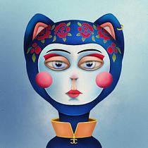 La Gata. Artistic Drawing project by anaperez33 - 09.21.2020