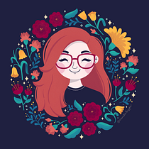 Meu projeto do curso: Retrato ilustrado com elementos botânicos. Ilustração digital projeto de Camila Bisson - 21.09.2020