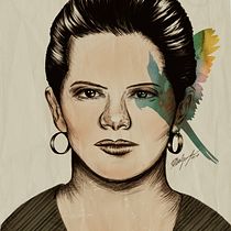 My project in Illustrated Portraits with Procreate course. Ilustração digital, Ilustração tradicional, Ilustração vetorial, e Desenho de retrato projeto de paprinka - 20.09.2020