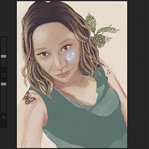 Mi Proyecto del curso: Retrato ilustrado con Procreate.  projeto de Maria Torres - 22.09.2020