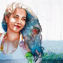 Mi Proyecto del curso: Retrato ilustrado en acuarela. Un proyecto de  de Cecilia Rivera - 07.01.2021