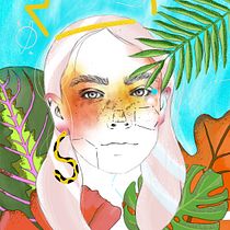 Mi Proyecto del curso: Retrato con lápiz, técnicas de color y Photoshop Ein Projekt aus dem Bereich Animation, Bleistiftzeichnung und Digitale Zeichnung von Geraldine Ruffier d'Epenoux - 22.09.2020