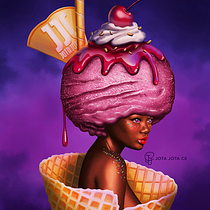 Mi Proyecto: Ice Cream Morocha. Digital Drawing, Traditional illustration, and Digital Illustration project by Juan Campoo - 09.22.2020