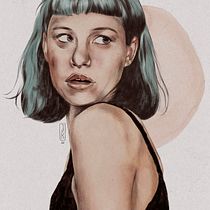 My project in Illustrated Portraits with Procreate course. Ilustração tradicional projeto de jenierart - 22.09.2020