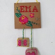 Mi Proyecto del curso: Bordado sobre madera. Arts, Crafts, and Embroider project by Melisa Rubiolo - 09.25.2020