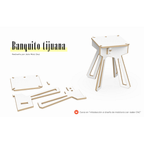 Mi Proyecto del curso: Introducción al diseño de mobiliario con router CNC. Un progetto di Progettazione 3D, Design e creazione di mobili, Product design e Design industriale di Julio Maiz - 23.09.2020