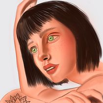 Mi Proyecto del curso: Retratos digitales de fantasía con Photoshop. Traditional illustration project by Sara Otero - 09.23.2020