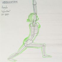 Equilibrio a través del yoga Ein Projekt aus dem Bereich Bleistiftzeichnung, Anatomische Zeichnung und Artistische Zeichnung von José Rodríguez - 23.09.2020