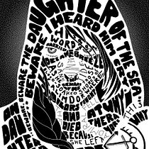 My project in Hand-Drawn Typographic Portrait course. T, pograph, and Design project by Susanne Jansen - 09.25.2020
