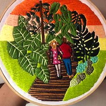 Mi Proyecto del curso: Introducción al bordado botánico. Un projet de Broderie de Lorena Alvarado Venegas - 24.09.2020