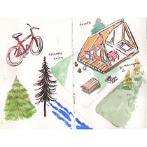 My project in Urban Sketching: Express Your World in a New Perspective course. Un projet de Illustration traditionnelle de Camila Picheco - 24.09.2020
