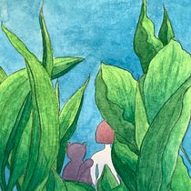 My project in Botanic Animal House: Watercolour, Ink and Graphite course. Watercolor Painting project by loopyspacey - 09.24.2020