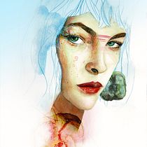My project in Illustrated Portrait in Watercolor course. Un proyecto de Pintura a la acuarela de Ambra Marchetto - 24.09.2020
