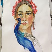 My project in Illustrated Portrait in Watercolor course. Un proyecto de Pintura a la acuarela de Laura Stanca - 24.09.2020