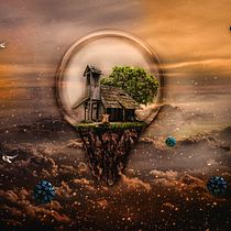 Mi Proyecto del curso: Matte Painting: creando mundos fotorrealistas. Photomontage project by Marina Marrupe - 09.25.2020