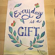 My project in Watercolor Paint Brush Calligraphy for Beginners course. Un progetto di Calligrafia e Pittura ad acquerello di Liza Swandayani - 25.09.2020