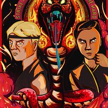 Mi Proyecto del curso: Ilustración vectorial: más volumen y rock and roll "COBRA KAI". Projekt z dziedziny  Animacja, Design, Ilustracja c i frowa użytkownika Abraham Dmo - 26.09.2020