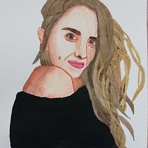 Mi Proyecto del curso: Retrato en acuarela a partir de una fotografía. Creativit project by Elena - 09.26.2020