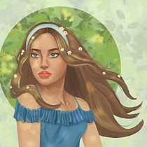 My project in Digital Fantasy Portraits with Photoshop course.  project by rhian_howe21 - 09.26.2020