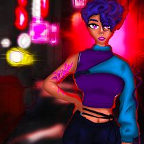 My project in Female Character Portraits in Procreate course. Projekt z dziedziny R, sunek c i frow użytkownika jcisnerosu - 27.09.2020