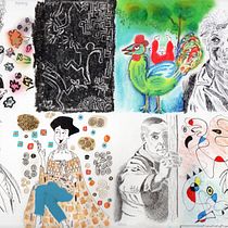 My project in Illustration Techniques to Unlock your Creativity course. Famous painters: what really happened during the work.. Traditional illustration project by Isabella Del Gobbo - 09.27.2020