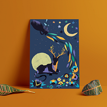 Mon projet "Flat Illustration with Photoshop". Digital Illustration, and Digital Painting project by Clara Goldscheider - 09.27.2020