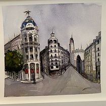Mi Proyecto del curso: Dibujo arquitectónico con acuarela y tinta. Artes plásticas projeto de Esther Navarro - 08.10.2020
