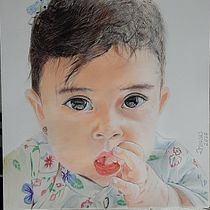 Gabriela !!!- My project in Realistic Portrait with Coloured Pencils course. Drawing project by Andrés Julián Meneses Guzmán - 09.28.2020