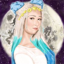 My project in Digital Fantasy Portraits with Photoshop course. Digital Drawing project by Marina Ilves-Muni - 09.25.2020