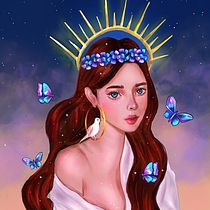 My project in Digital Fantasy Portraits with Photoshop course. Character Design project by Hansika Thakur - 09.28.2020