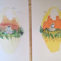 Proyecto de acuarela y gouache: Don sombrerito . Watercolor Painting project by fabiola_zurita - 10.09.2020