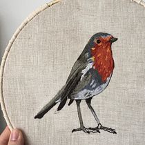 Mi Proyecto del curso: Pintar con hilo: técnicas de ilustración textil. Embroider project by Maria Cristina Huertas - 09.29.2020