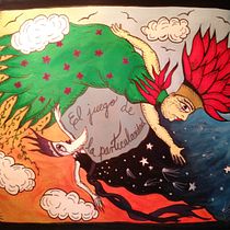 Mi Proyecto del curso: El juego de la particularidad ILK. Acr, and lic Painting project by Isabel Landeros Kastel - 01.23.2021