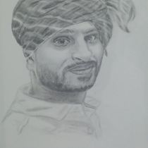 Mi Proyecto del curso: Retrato realista con lápiz de grafito. Portrait Drawing project by Erika Oliva - 09.29.2020