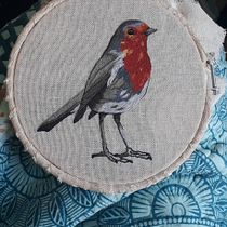 Mi Proyecto del curso: Pintar con hilo: técnicas de ilustración textil. Embroider project by valeriags16 - 09.29.2020