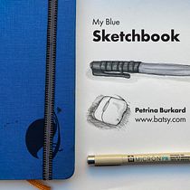 My project in The Art of Sketching: My Blue Sketchbook Ein Projekt aus dem Bereich Artistische Zeichnung, Zeichnung, Anatomische Zeichnung, Traditionelle Illustration, Illustration mit Tinte, Porträtzeichnung, Sketchbook und Skizzenentwurf von Petrina Burkard - 30.09.2020