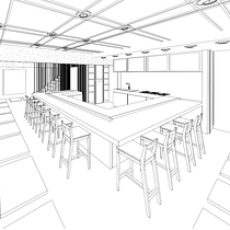 Mi Proyecto del curso: Diseño de interiores para restaurantes. Projekt z dziedziny Architektura wnętrz użytkownika johanna_sang - 23.12.2020